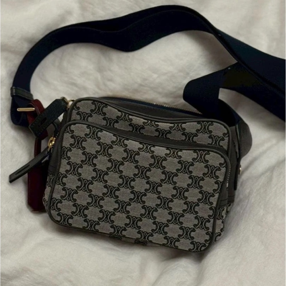 Celine Black and Gray Shoulder Bag - Picture 2 of 10